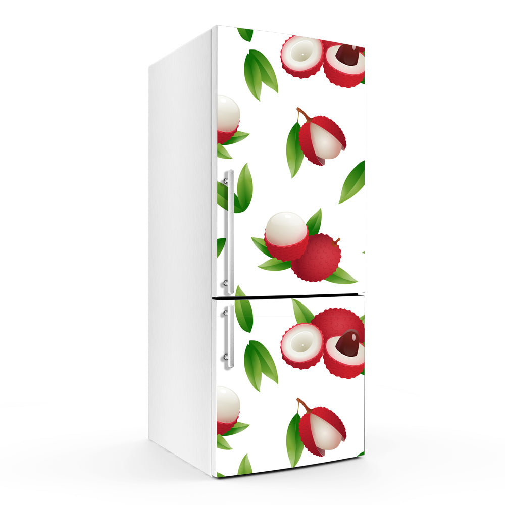 Lychee Fruit Art Self Adhesive Sticker For Refrigerator