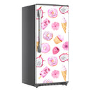 Icecream Candy Art Self Adhesive Sticker For Refrigerator