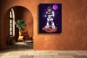Monkey Purple Space Art