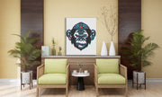 Monkey Blue Graphic Art
