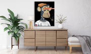 Monkey Red Beam Art
