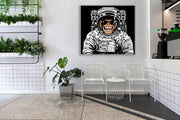 Monkey Space Black White Art