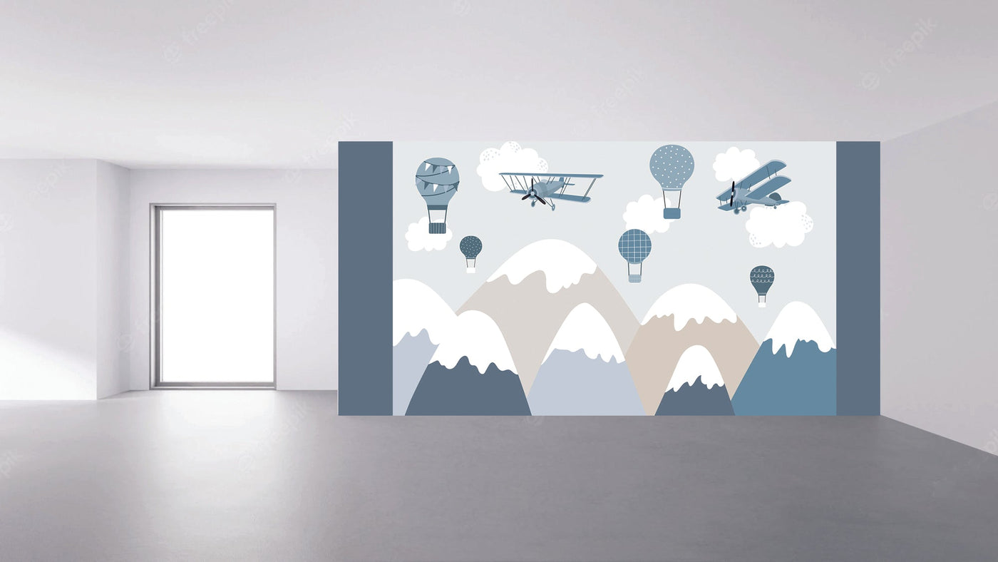 Kids Decorative Mountain Wallpaper