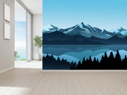 Blue Reflection Mountain Wallpaper