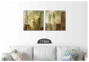 City Rustic Art, Set Of 2