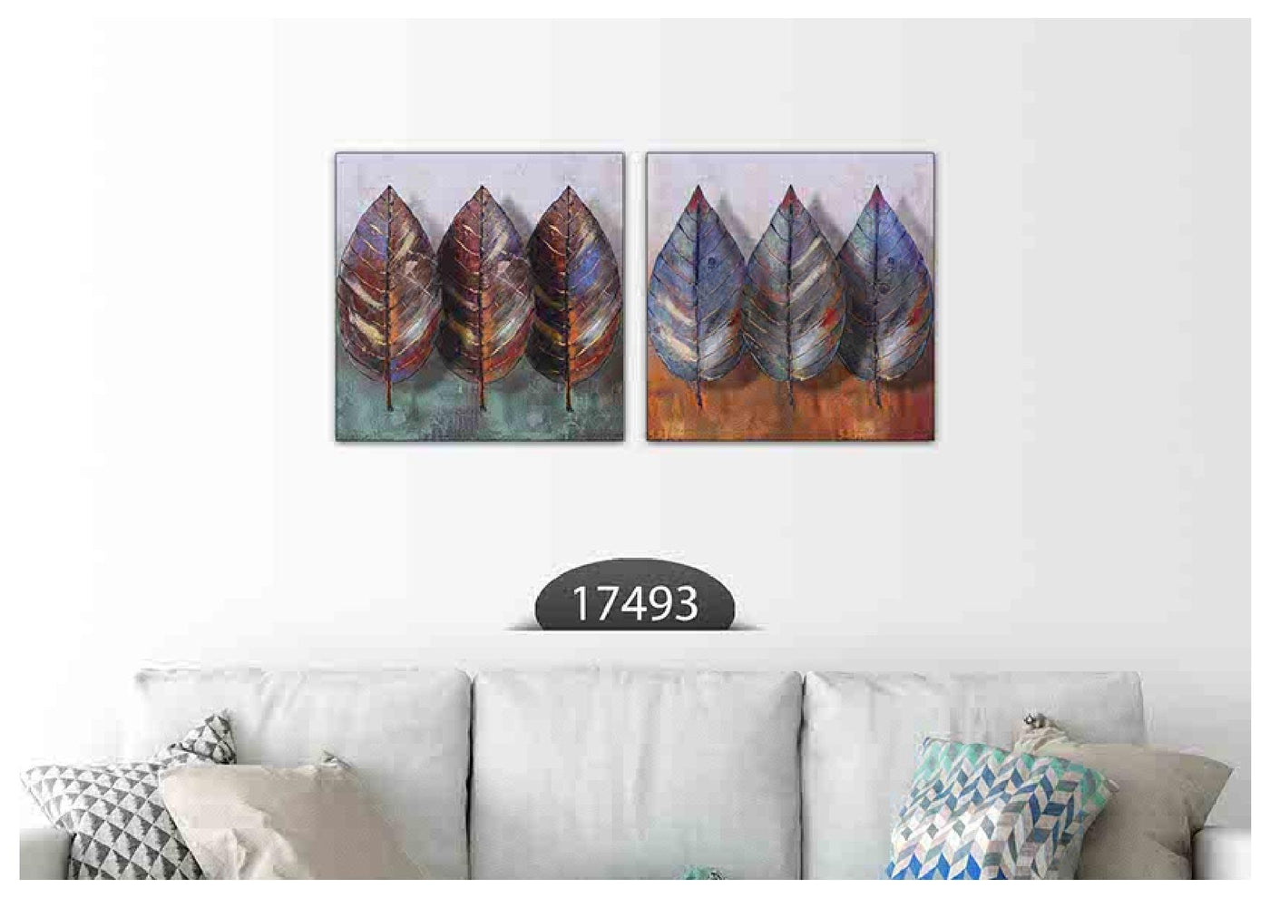 Leaf Art, Set Of 2