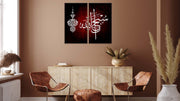 Black Arabic Letter Set Of 2