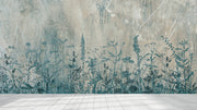 Blue Landscape Murals Wallpaper