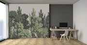 3D Canopy Trees Forest Wallpaper