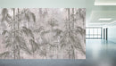 Grey Tropical Landscape Wallpaper