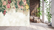 3D Rose Mural Wallpaper