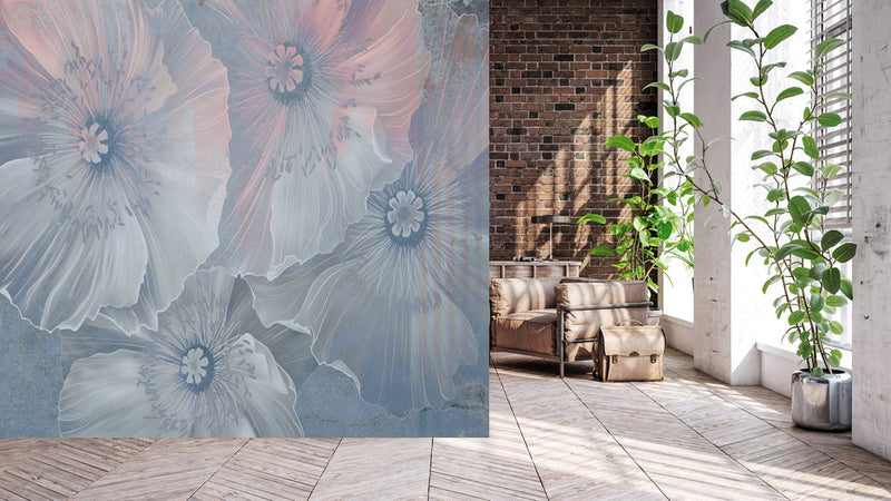 Beautiful Floral Murals Wallpaper