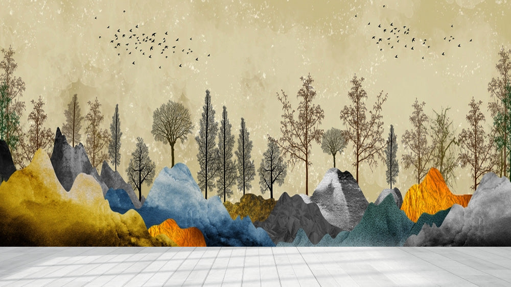 Winter Forest Murals Wallpaper