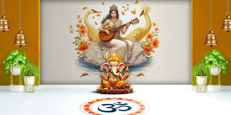 Maa Saraswati Wallpaper