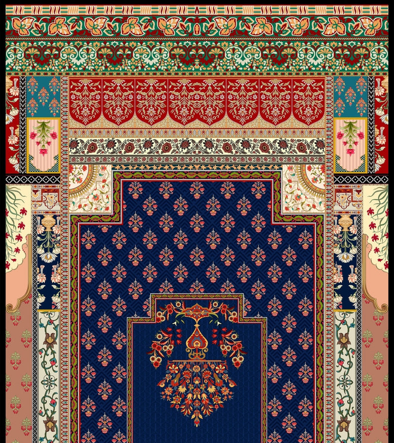 Majestic Mughal Darbaar Wallpaper