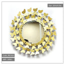 Artistic sunflower designer metal mirror