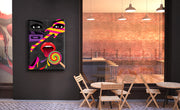 Black Retro Canvas