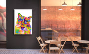 Adorable Colorful Cute Cat