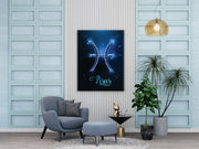 Pisces Blue Art