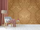 Decorative Golden Pattern Wallpaper