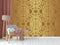 Decorative Golden Shine Pattern Wallpaper