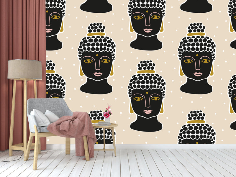 Lord Buddha Pattern wallpaper