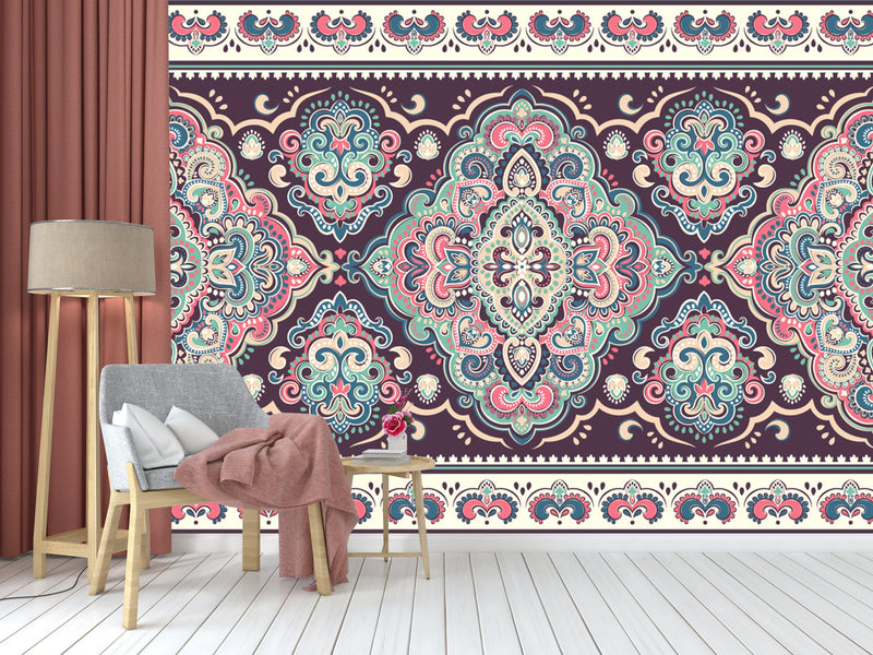 Paisley Aesthetic Pattern Wallpaper