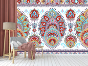 White floral Pattern Wallpaper