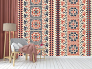 Orange Shades Pattern Vertical Wallpaper