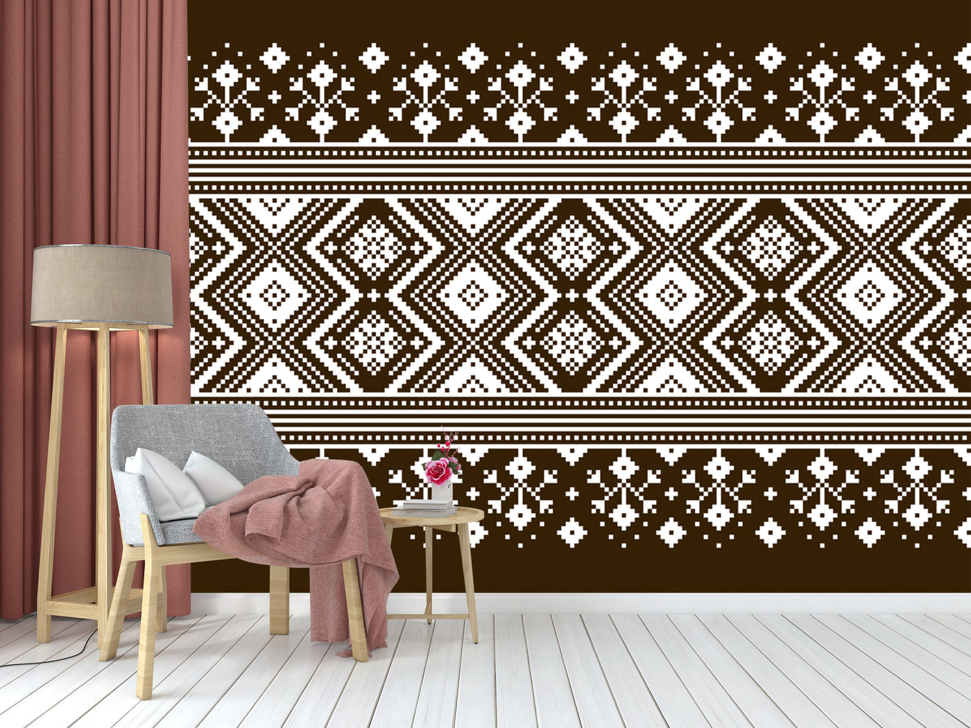 White Print Dark Background Wallpaper