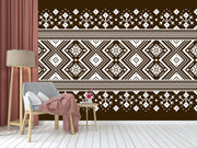 White Print Dark Background Wallpaper
