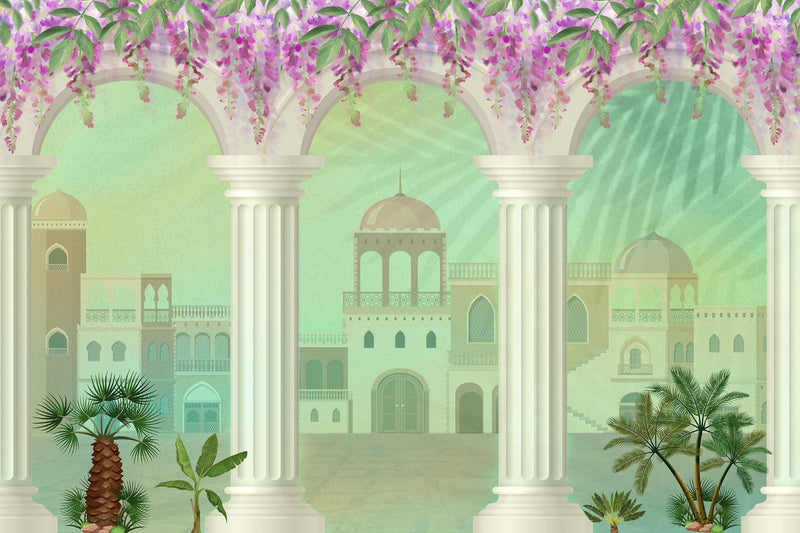Mughal Period Theme Wallpaper