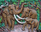 Elephant Family Wallpaper for wall