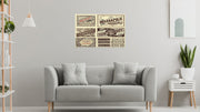 Vintage Newspaper Art