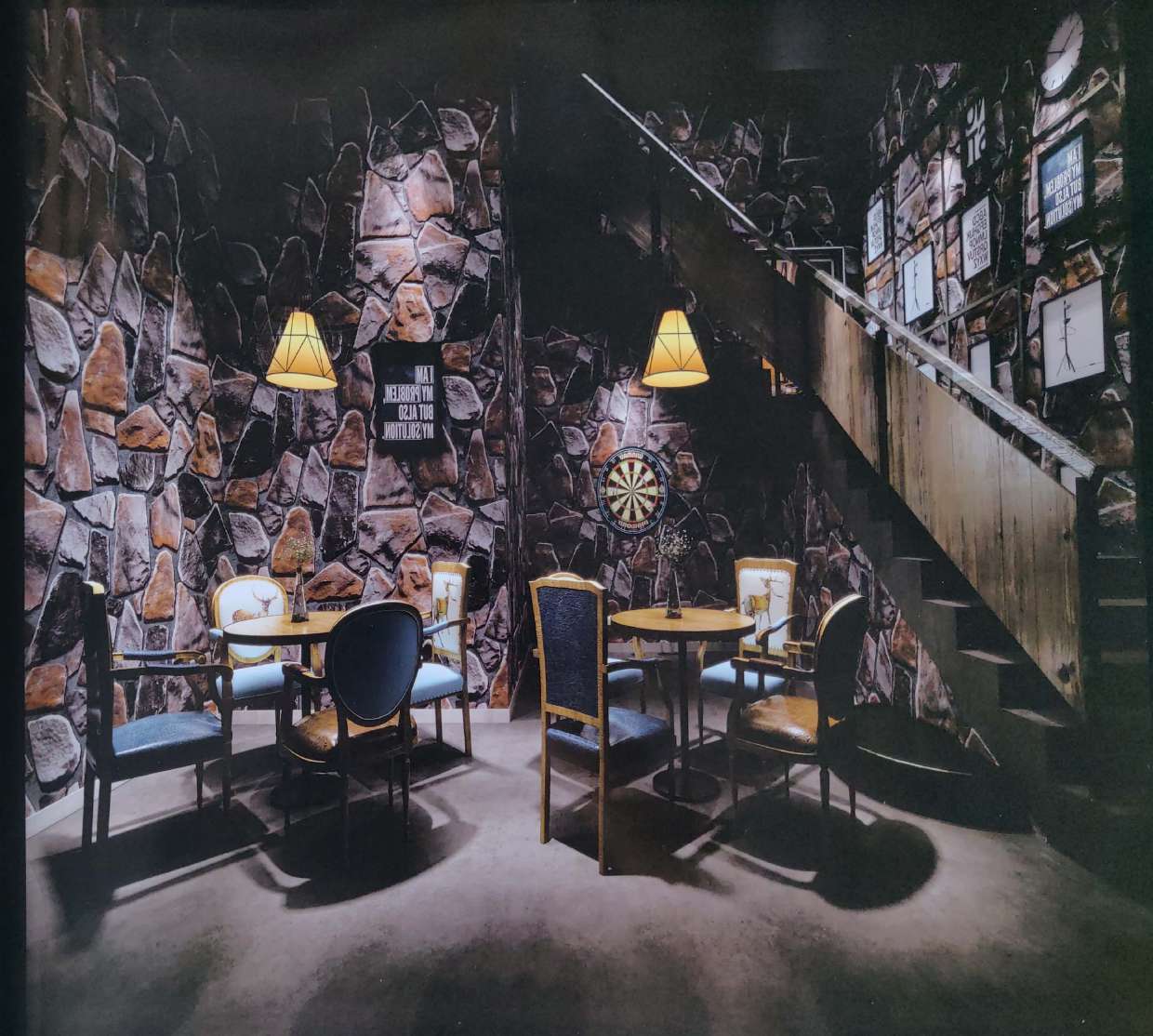 3D Multi-Textured Stone Wallpaper