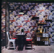Abstract Embossed Stone Wallpaper