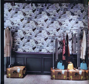 Abstract Embossed Stone Wallpaper