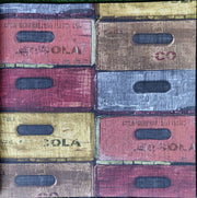 Abstract Wooden Multi-Textured Wallpaper