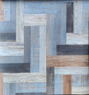 Patterned Wood Finish Wallpaper