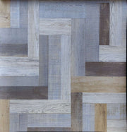 Patterned Wood Finish Wallpaper