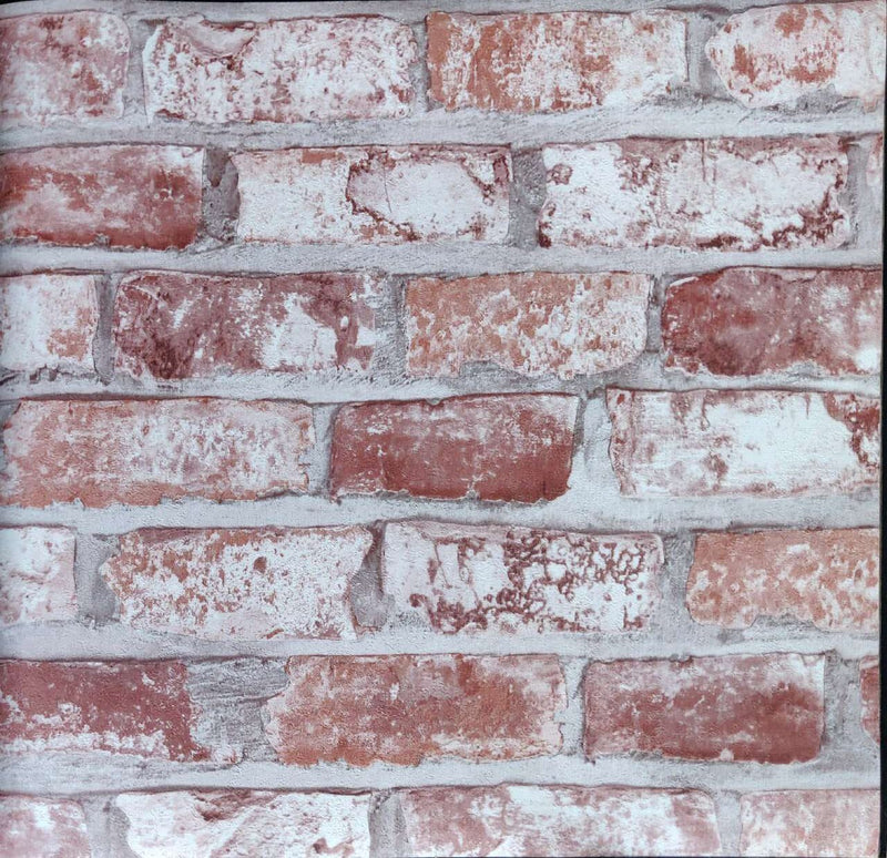 Vintage Shaded Brick Wallpaper