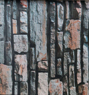3D Mountain Rocks Embossed Wallpaper