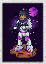 Monkey Purple Space Art