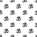 Black Om Self Adhesive Sticker Poster