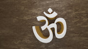 3D Big Om Self Adhesive Sticker Poster