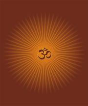 Om Art Characters Self Adhesive Sticker Poster