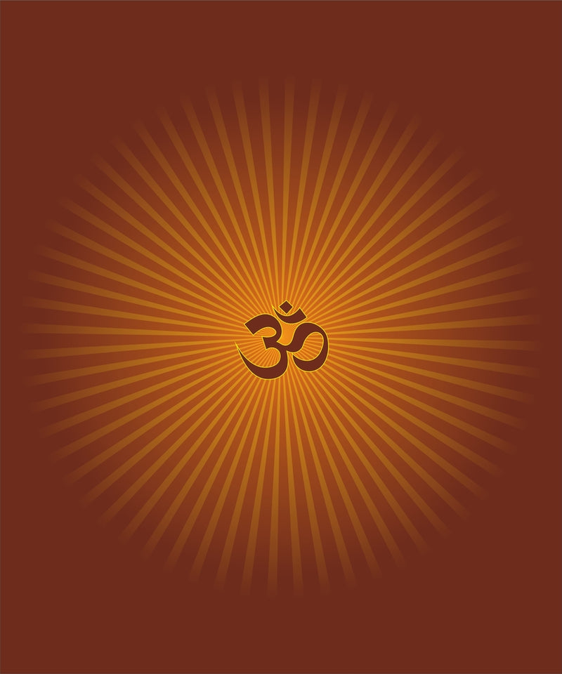 Om Art Characters Self Adhesive Sticker Poster