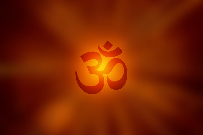Om In Light Shades Self Adhesive Sticker Poster