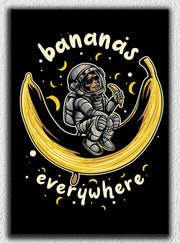 Bananas Everywhere Monkey Art
