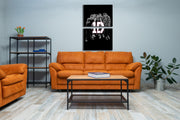 One Direction Band Logo Wall Art, Set Of 2